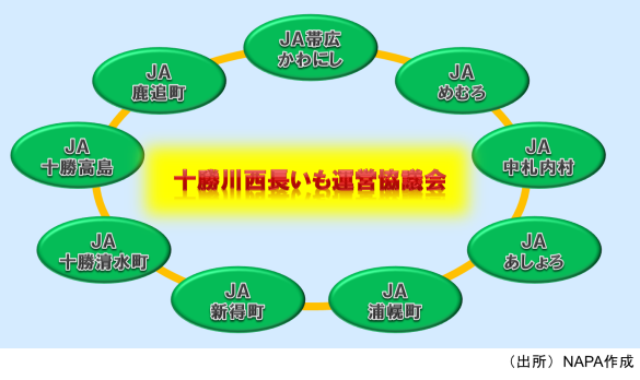 十勝川西長いも運営協議会（出所）NAPA作成